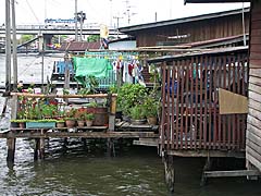 Houses along the Chao Phraya