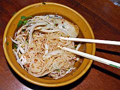 Noodles seasoned and ready to eat near Sukhumvit Soi 55