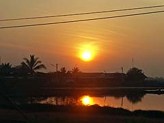 Sunrise from a Southbound Minivan