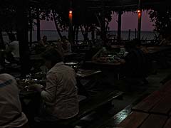 Dining room (East Side) at dusk